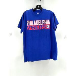 Philadelphia 76Ers Basketball Simmons 25 Mens Blue Graphic Tee T Shirt Size M